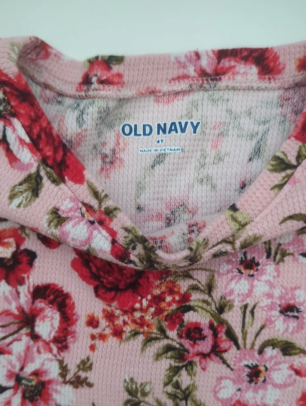 Old Navy Thermal Floral T-shirt Bundle 4T